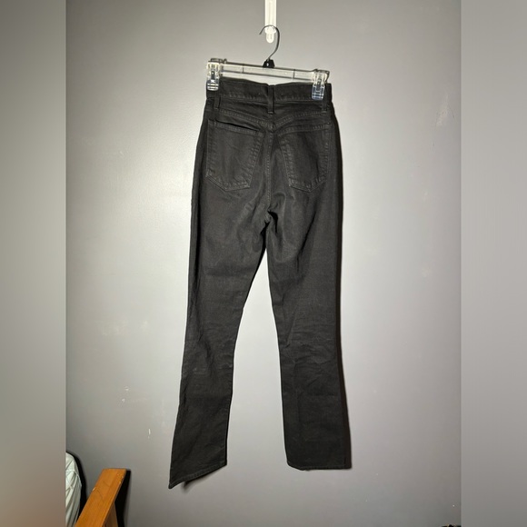 Helmut Lang Black Femme Hi Bootcut Jeans Womens Size 25 - Picture 5 of 6